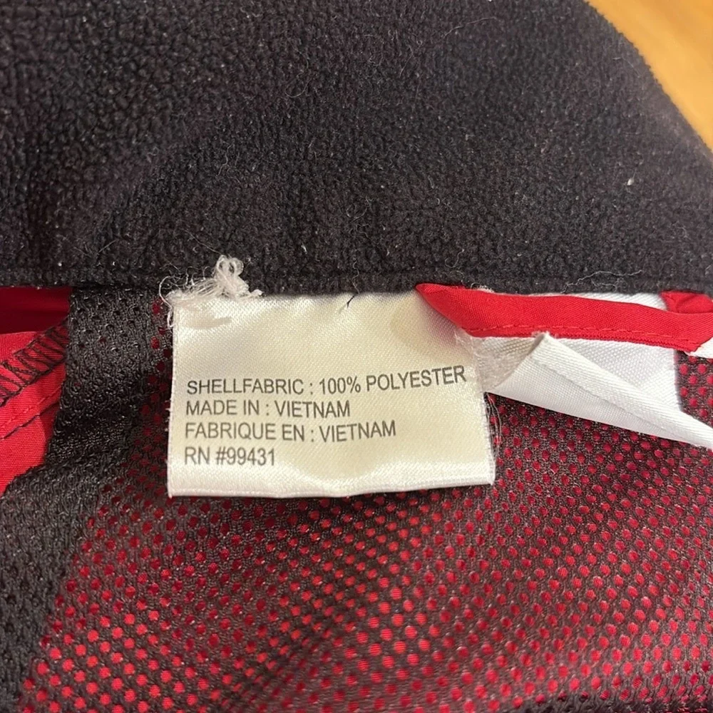 Craft Women’s Red and Gray Performance Windbreaker Jacket. Size M